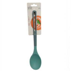CUCHARON DE SILICONA CON MANGO DE PLASTICO
