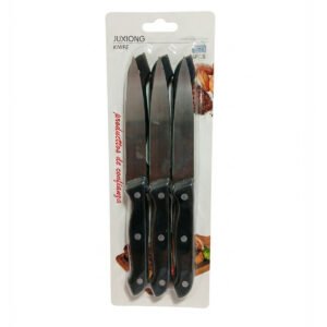 CUCHILLA 12,5CM MANGO DE PLASTICO 6PZ