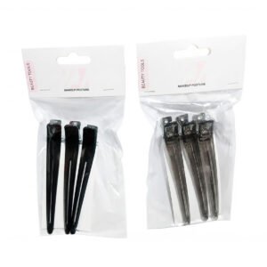 PINZA DE PELO NEGRA 3 PIEZAS