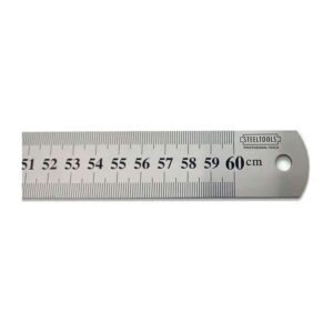REGLA DE ACERO INOXIDABLE 60CM