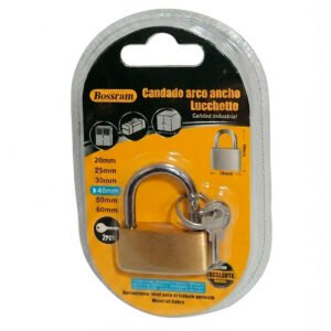 CANDADO DE BRONCE 40MM + 2 LLAVES