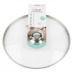 TAPA DE VIDRIO TEMPLADO PARA OLLA 28CM