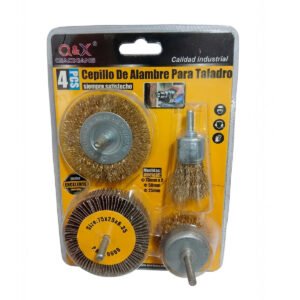 SET CEPILLOS PARA TALADRO 4PZ