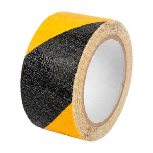 CINTA ANTIDESLIZANTE AMARILLO Y NEGRO 50MM*5MTS