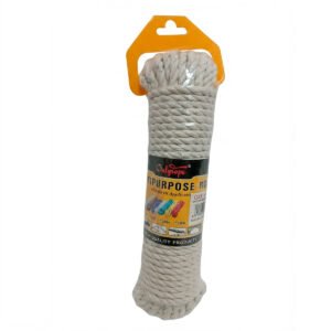 CUERDA 6MM*20MTS BLANCA