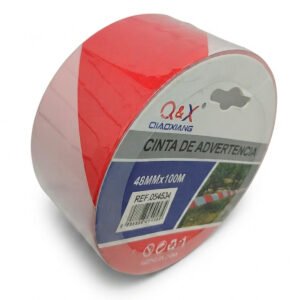 CINTA DE DEMARCACIÓN 48MM*100MTS ROJO Y BLANCO