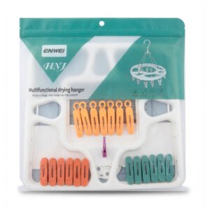 PERCHA DE PLASTICO CON PALILLOS