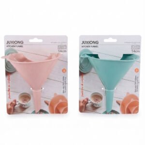 F001174 EMBUDO DE PLÁSTICO 4PCS-ROSA/AZU