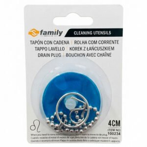 TAPÓN DE AGUA DE 4CM CON CADENA.