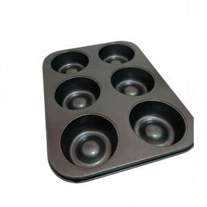 MOLDE PARA PASTEL CÓNCAVO DE SEIS AGUJER
