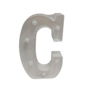 LAMPARA DE LETRAS - C