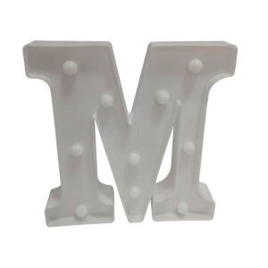 LAMPARA DE LETRAS - M